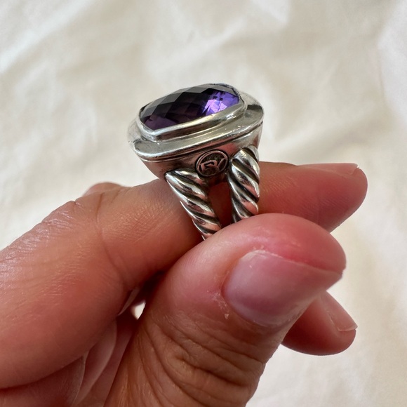 Authentic David Yurman 14mm Albion Amethyst size 7.5 - Picture 12 of 15